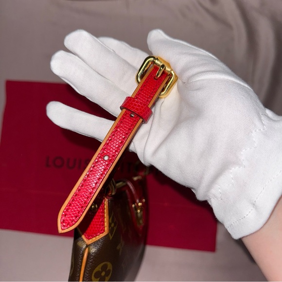 Louis Vuitton Murakami Monogram cherry cerises Lizard Cherry pochette - Picture 8 of 17